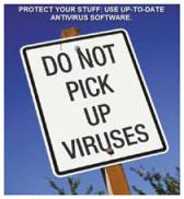 Do Not Pick Up Viruses